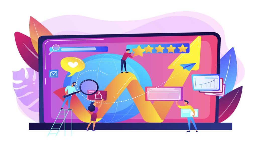 AI Overview ve SEO arasındaki farkı anlatan dijital bilgi ekosistemi illüstrasyonu